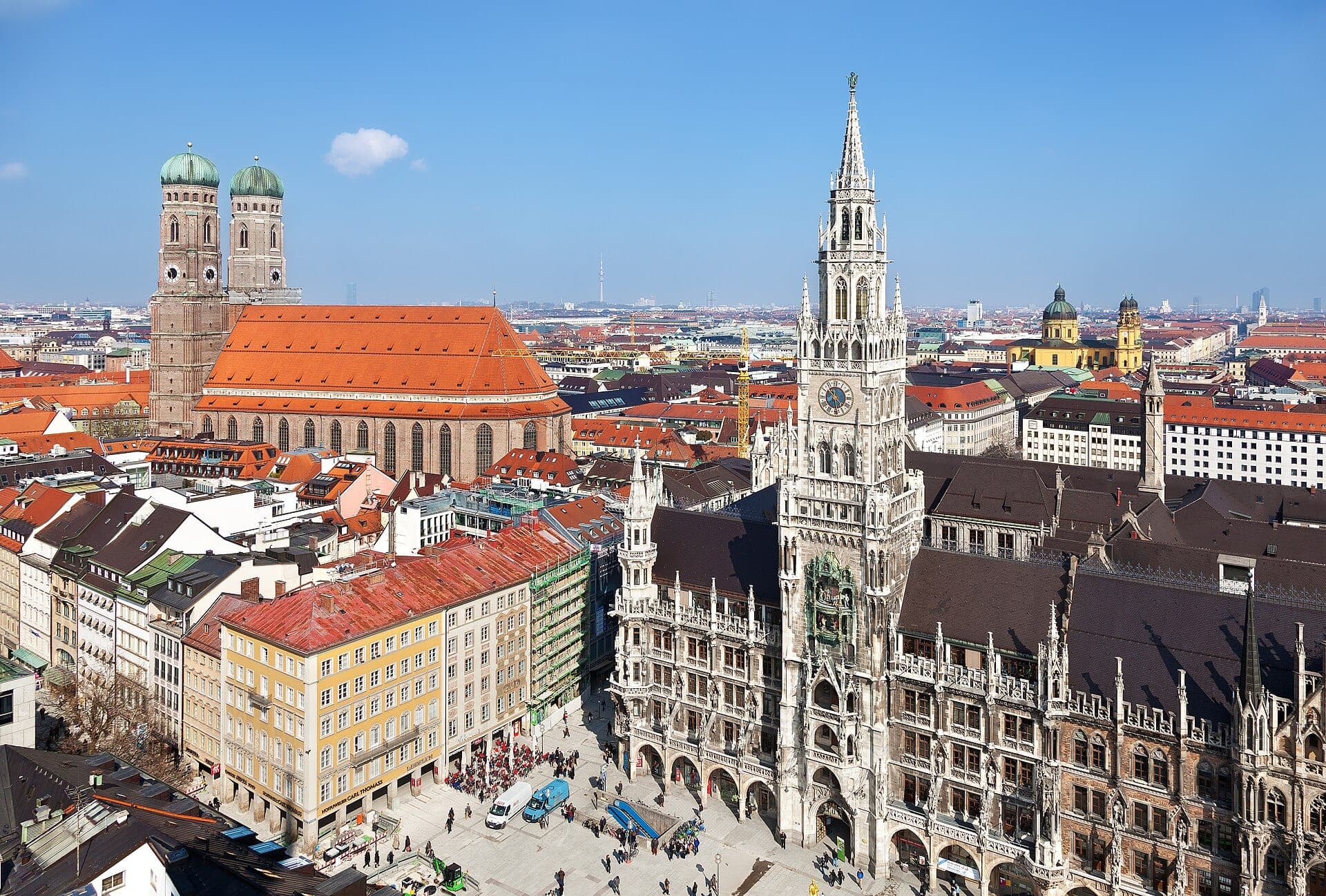 Munich rooftops and church towers
