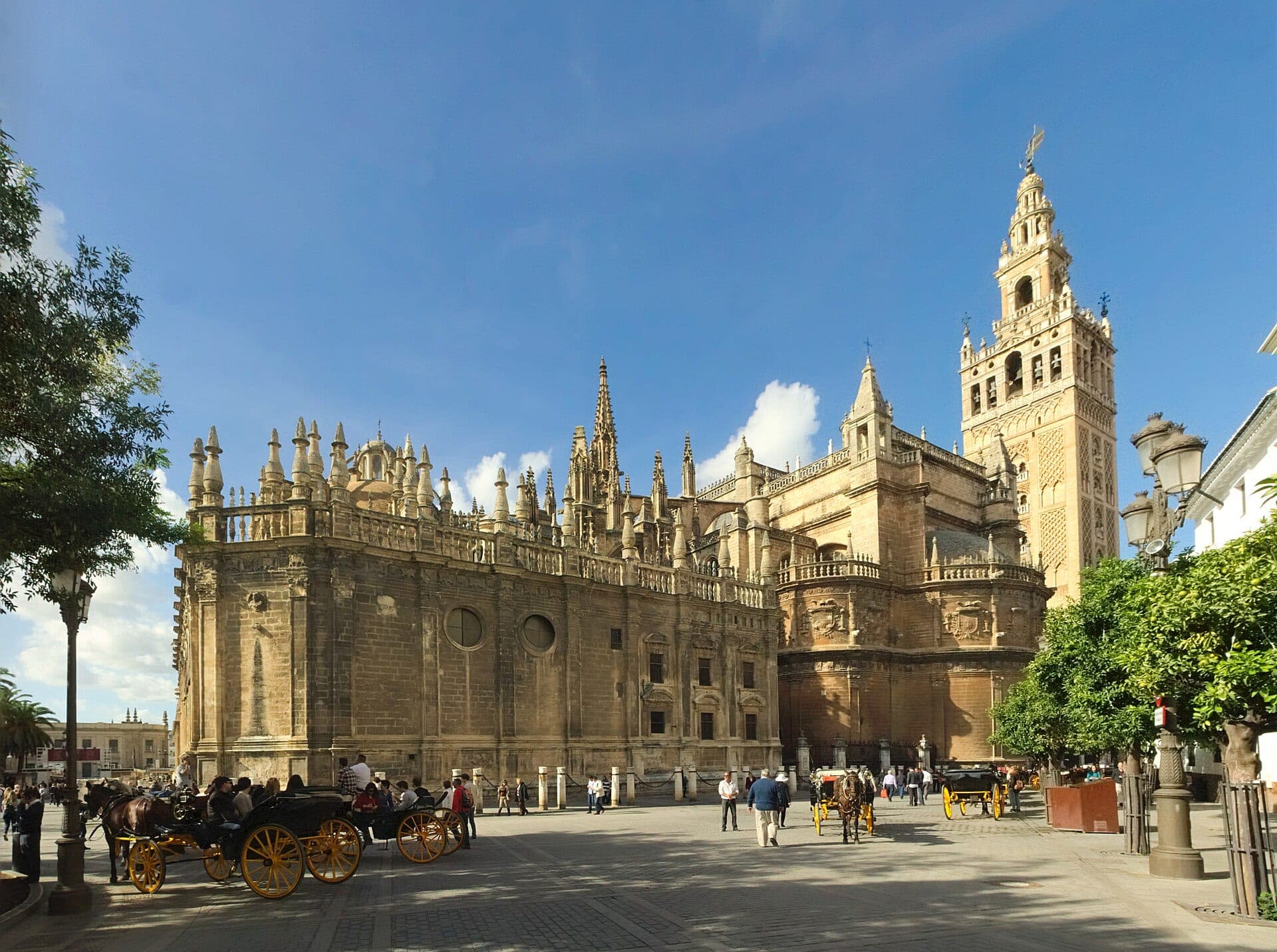 Seville Cathedral from the south-east