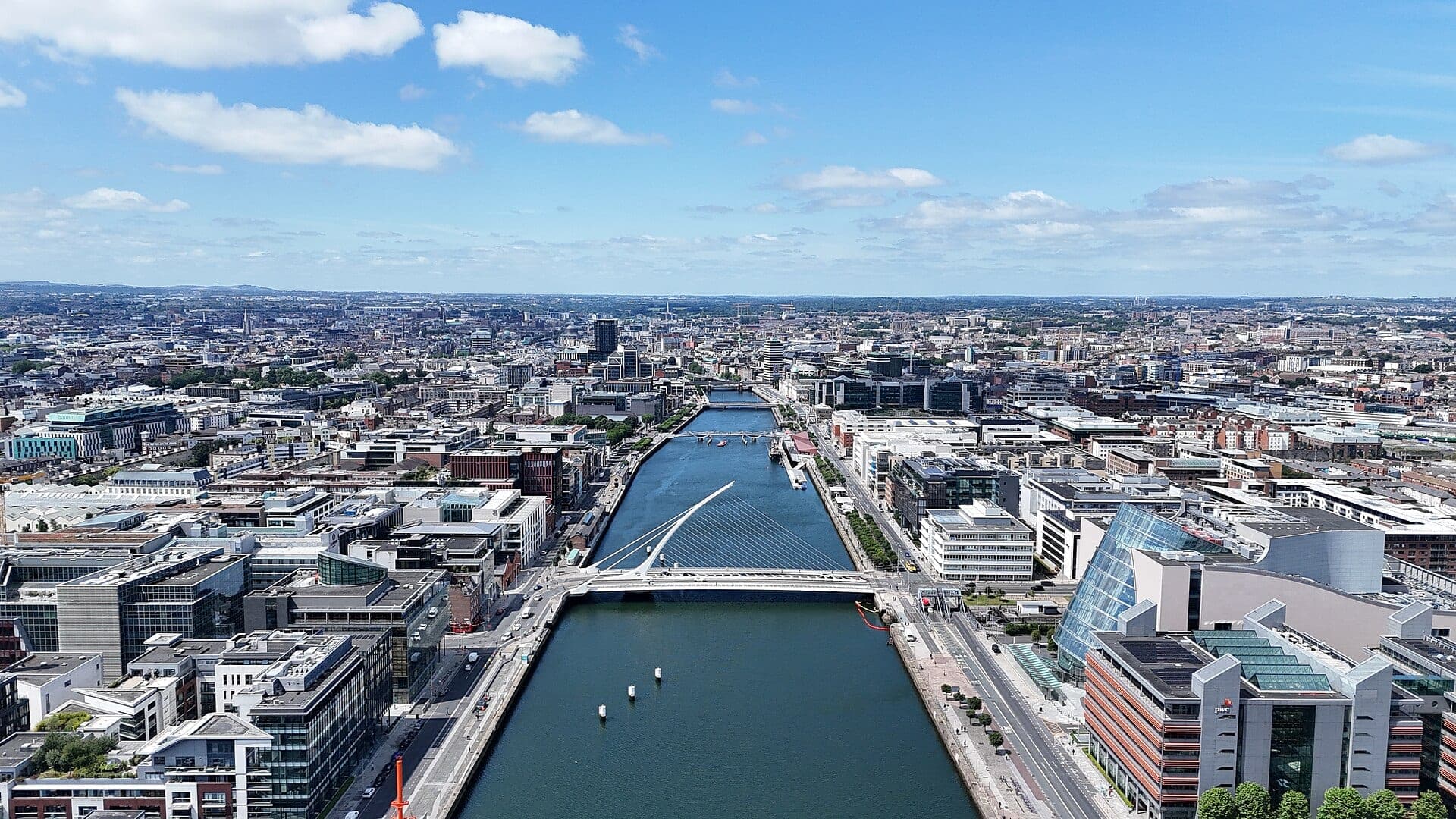 Dublin from the air