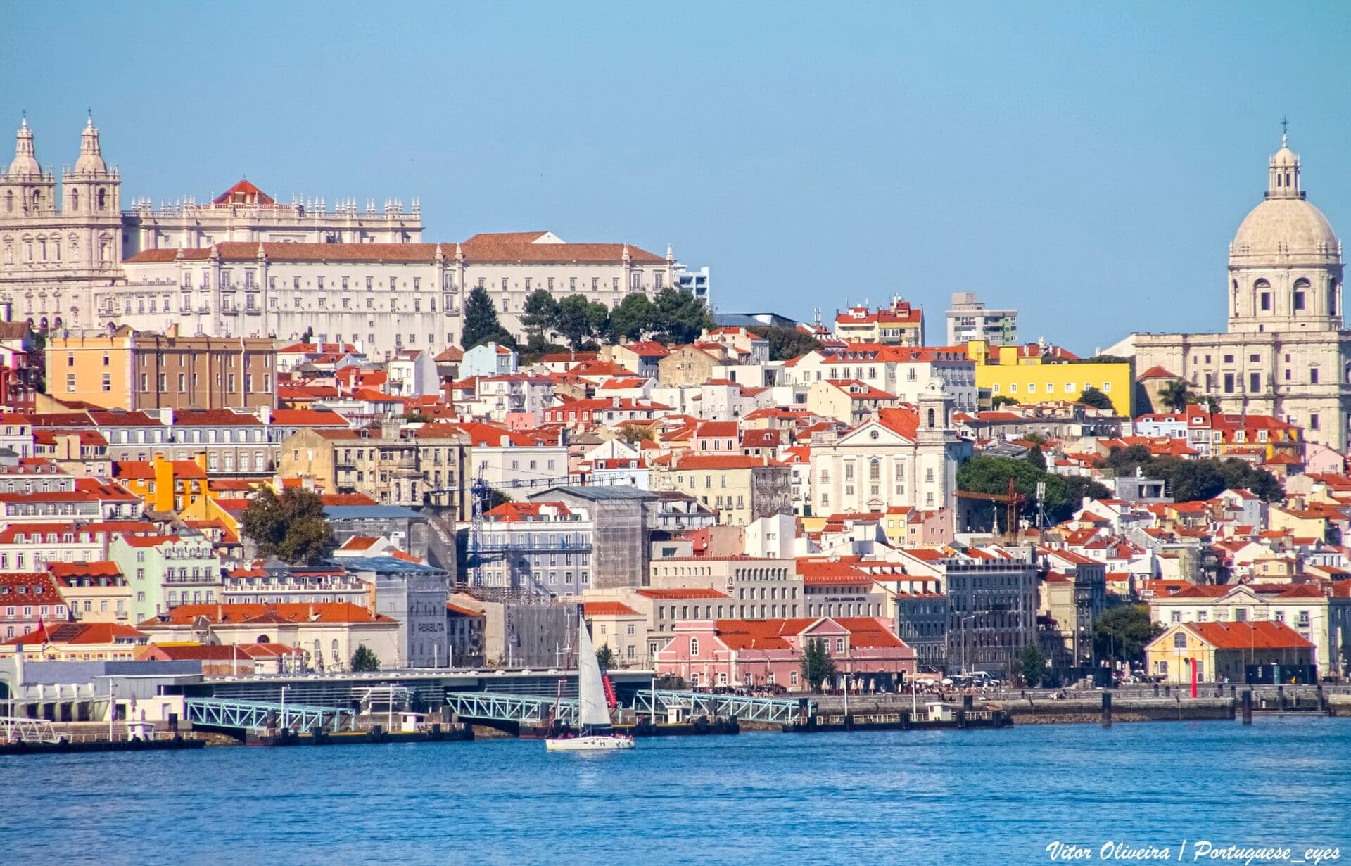 Lisbon seen from across the Tagus