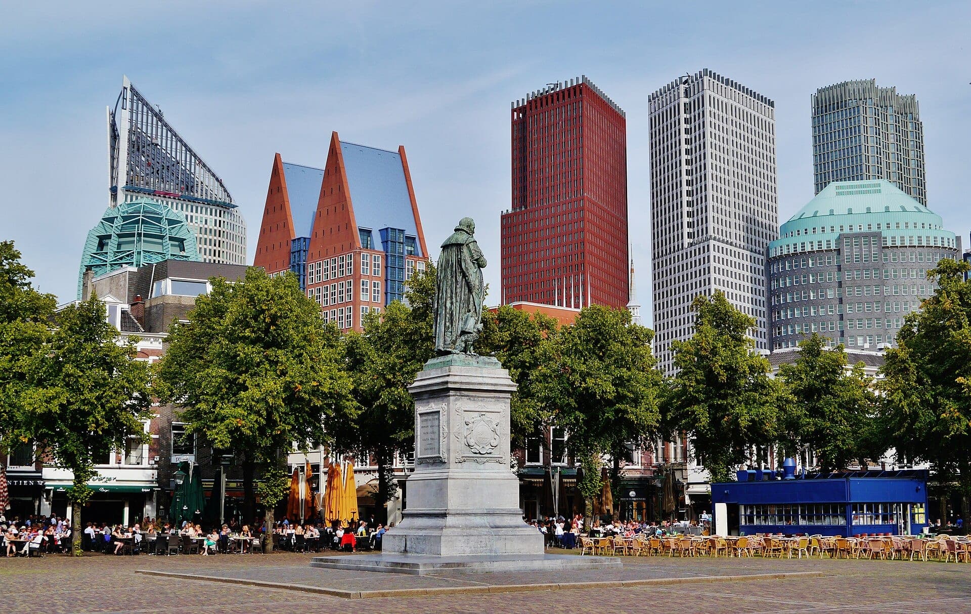 The Hague skyline
